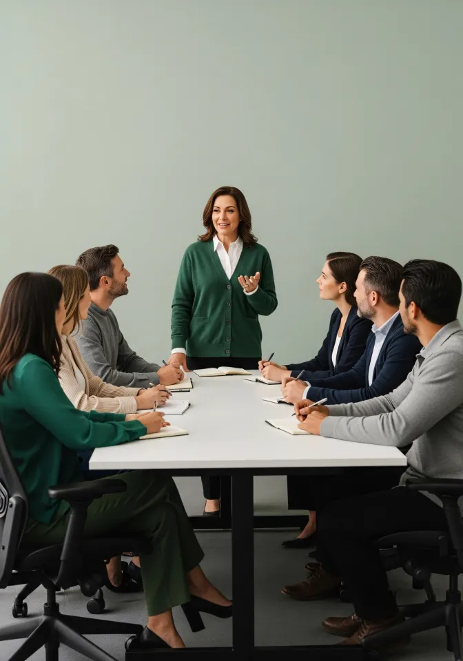 Homem e mulher analisando possibilidades de carreira